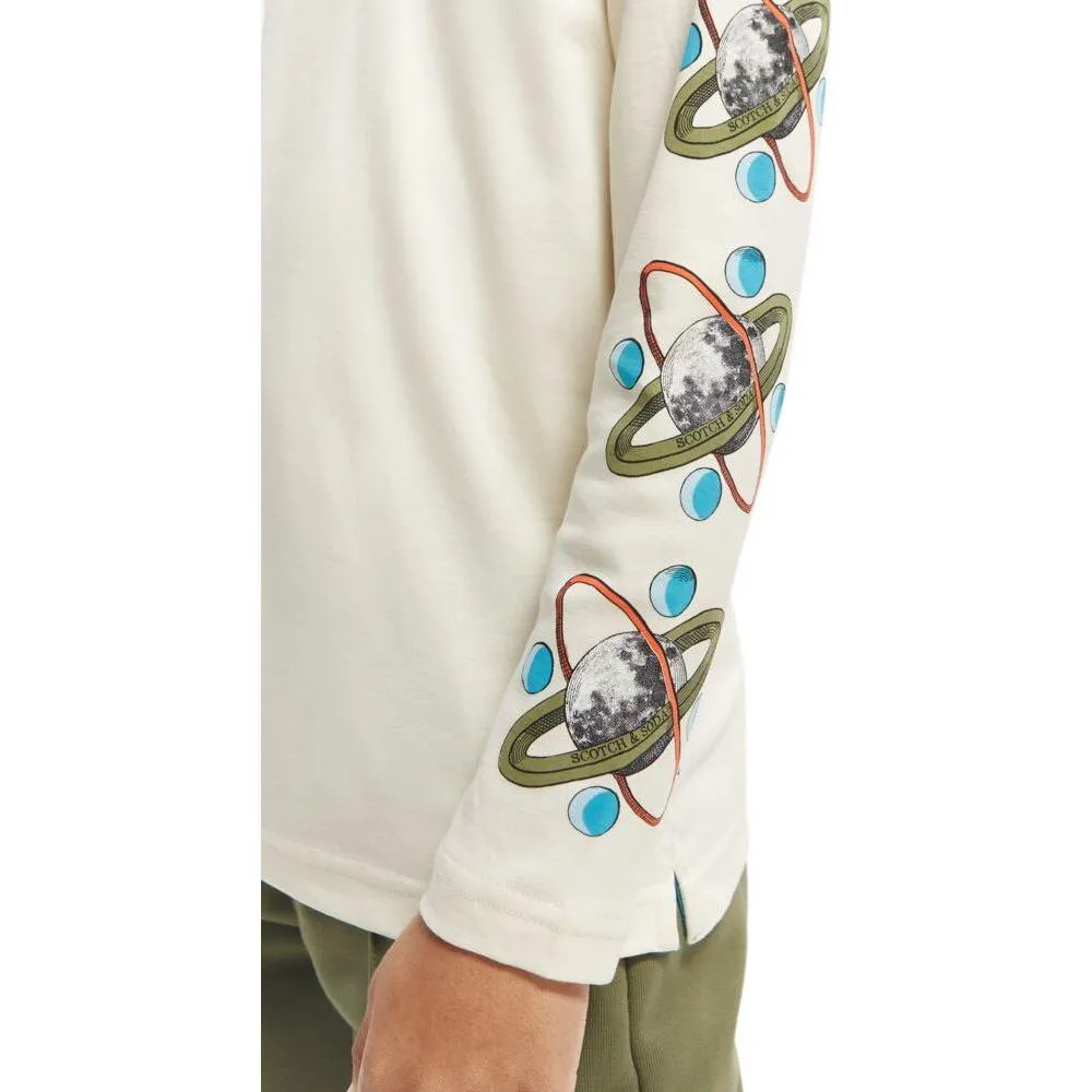 Regular Fit Artwork T-Shirt - Ecru