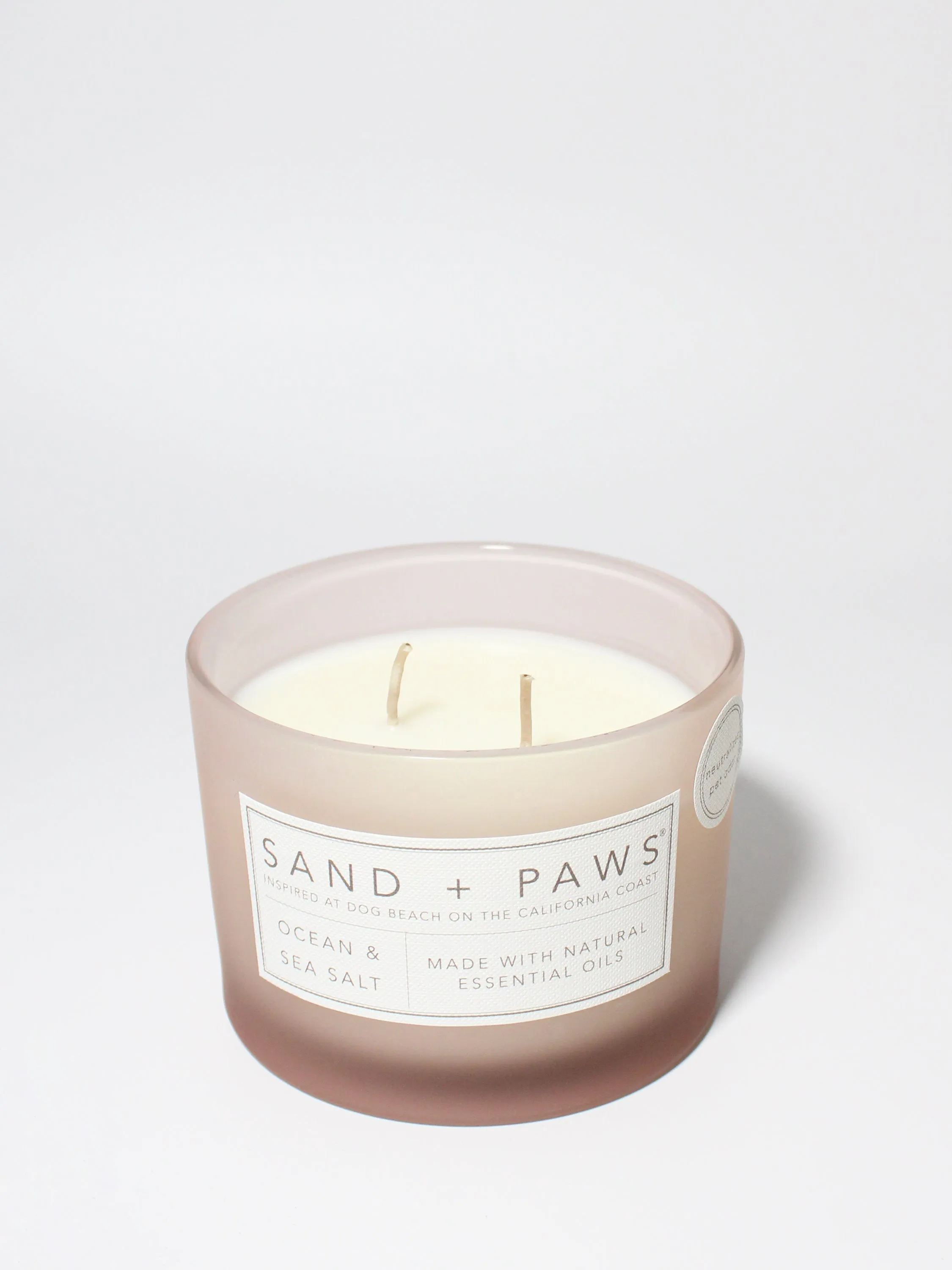 Sand   Paws Ocean & Sea Salt 12 oz scented candle
