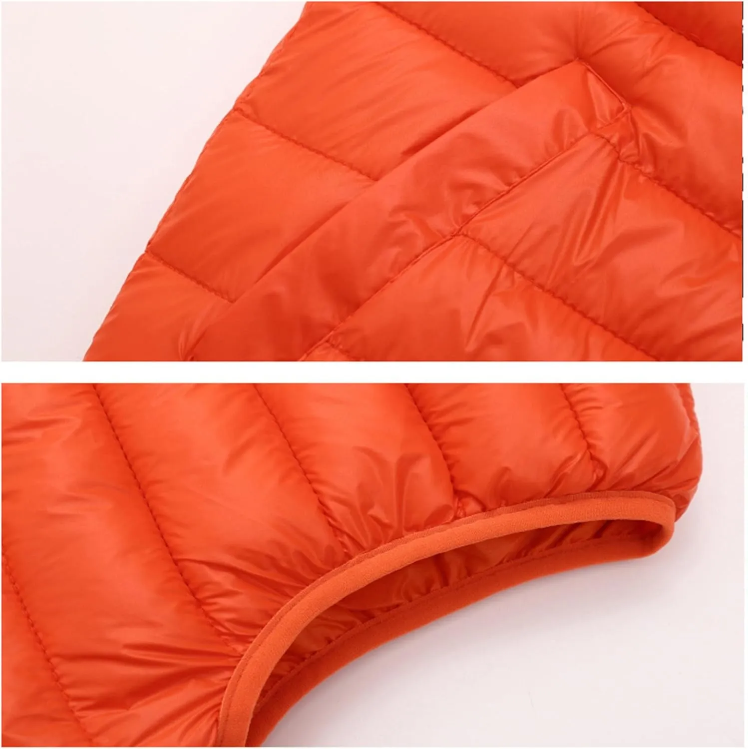 SaoBiiu Men Sleeveless Jacket Vest Winter Cotton-Padded Coats Vests Stand Collar Warm Loose Zipper Waistcoats