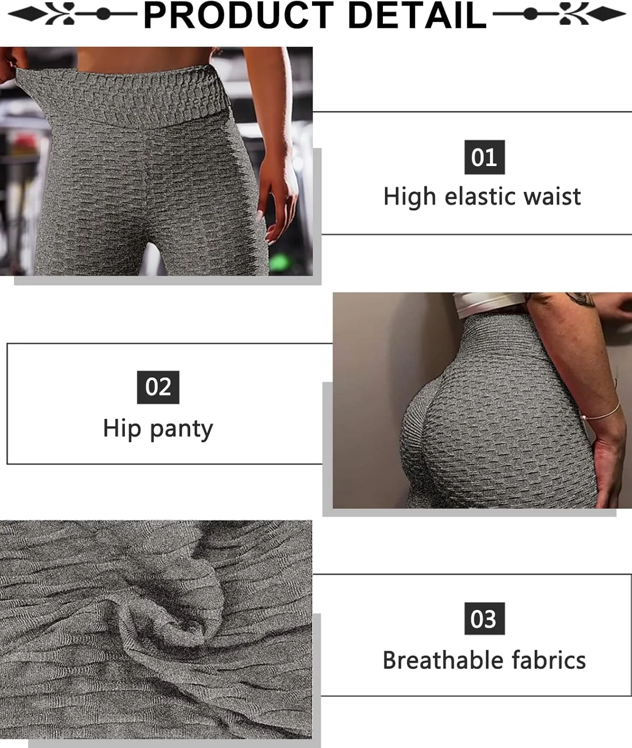 Scrunch Butt Lifting Leggings with Pockets for Women Butt Lift High Waisted Peach Lift TIK Tok Leggings Yoga Pants