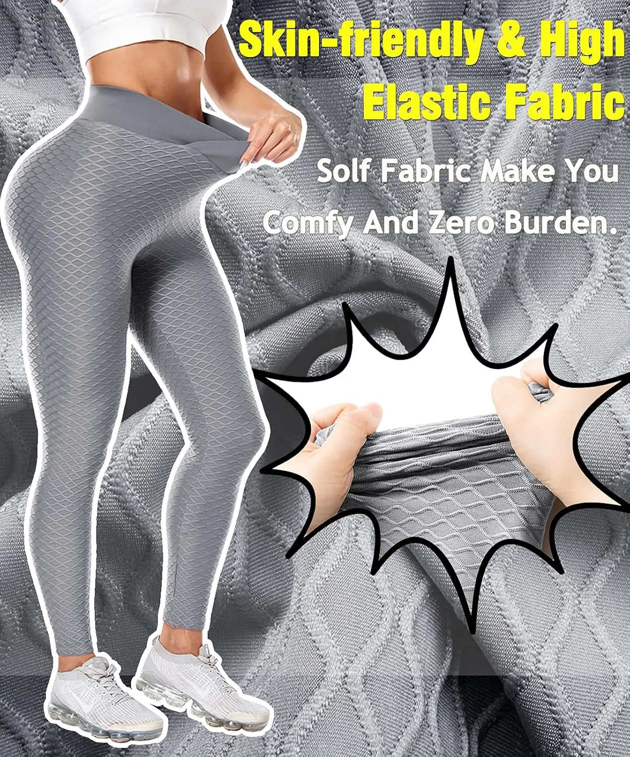 Scrunch Butt Lifting Leggings with Pockets for Women Butt Lift High Waisted Peach Lift TIK Tok Leggings Yoga Pants