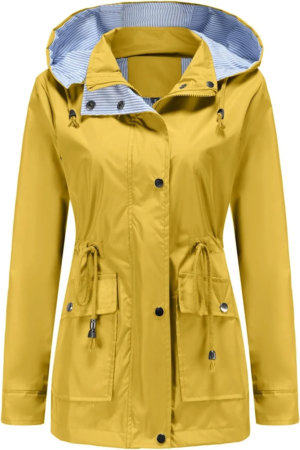 Shacket Jacket Women Fashion Hood Windbreaker Winter Jackets For Women Cotton-padded Coats Button Slim Jacket
