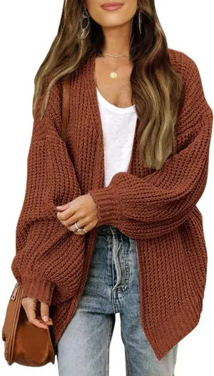 Shacket Jacket Women Long Sleeve Thickened Warm Outdoor Fleece Jacket Open Stitch Coat Sweater Coat Trench