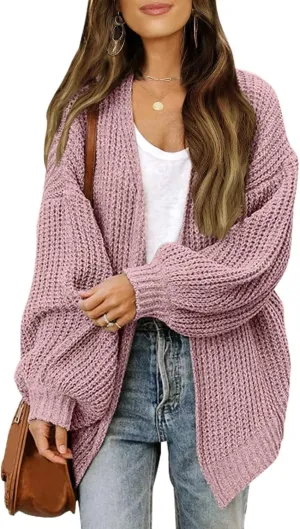 Shacket Jacket Women Long Sleeve Thickened Warm Outdoor Fleece Jacket Open Stitch Coat Sweater Coat Trench