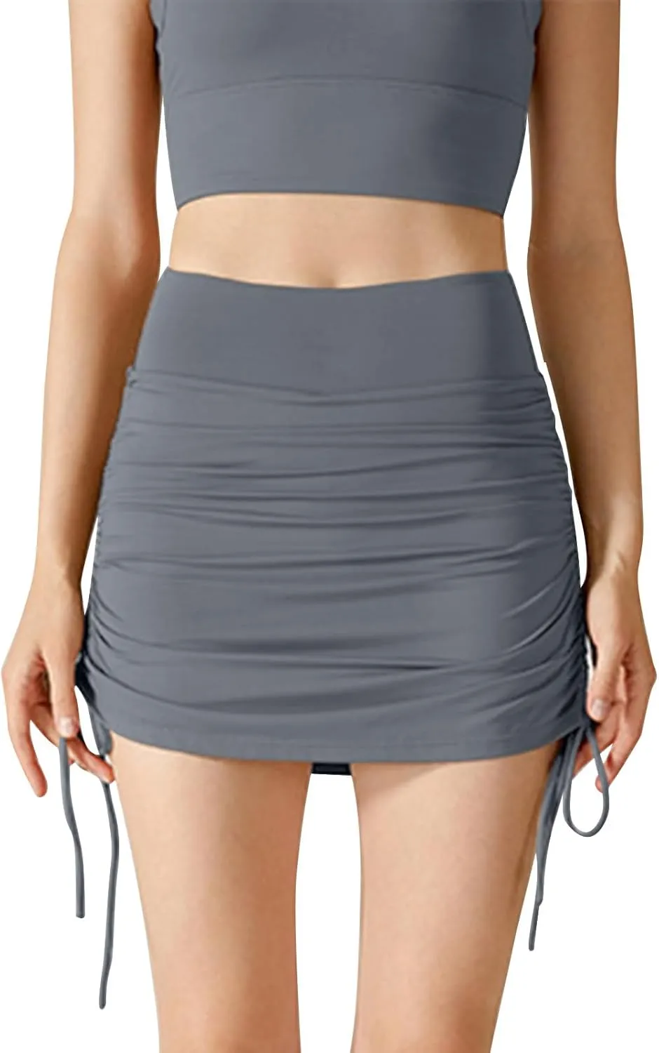 Skorts for Women with Pockets Soft Lightweight Skirt Athletic Inner Shorts for Running Tennis Golf Workout