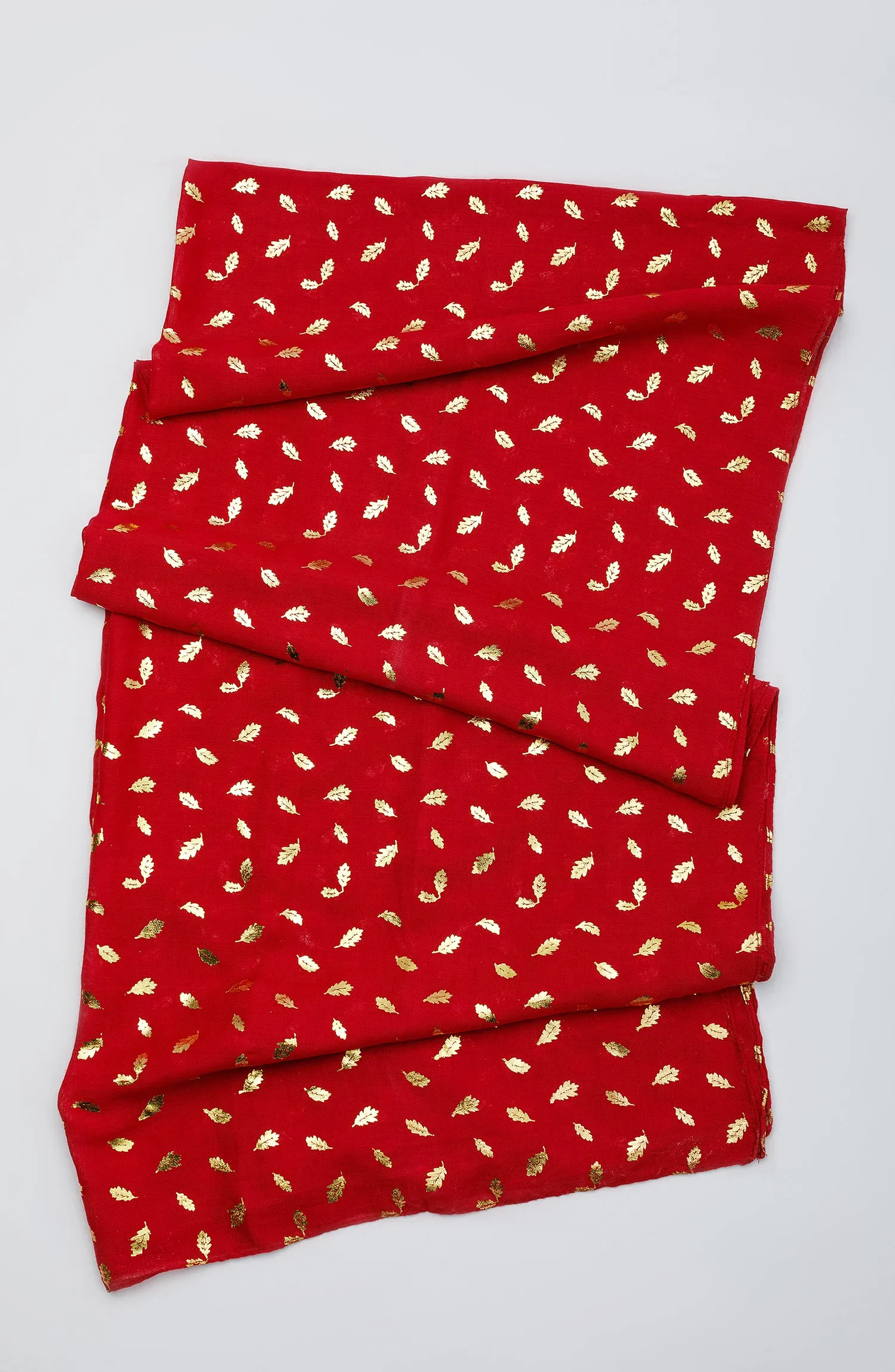 Stitched 1 Piece Dyed Cotton Scarf (WADC23W-1042)
