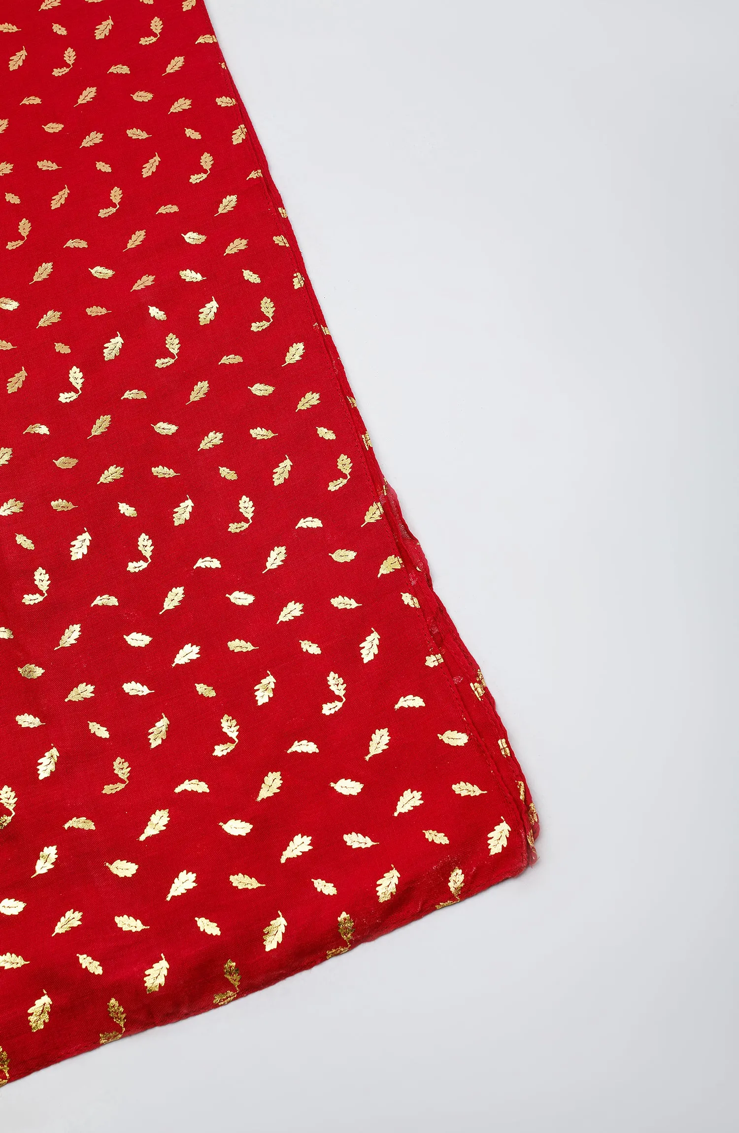 Stitched 1 Piece Dyed Cotton Scarf (WADC23W-1042)
