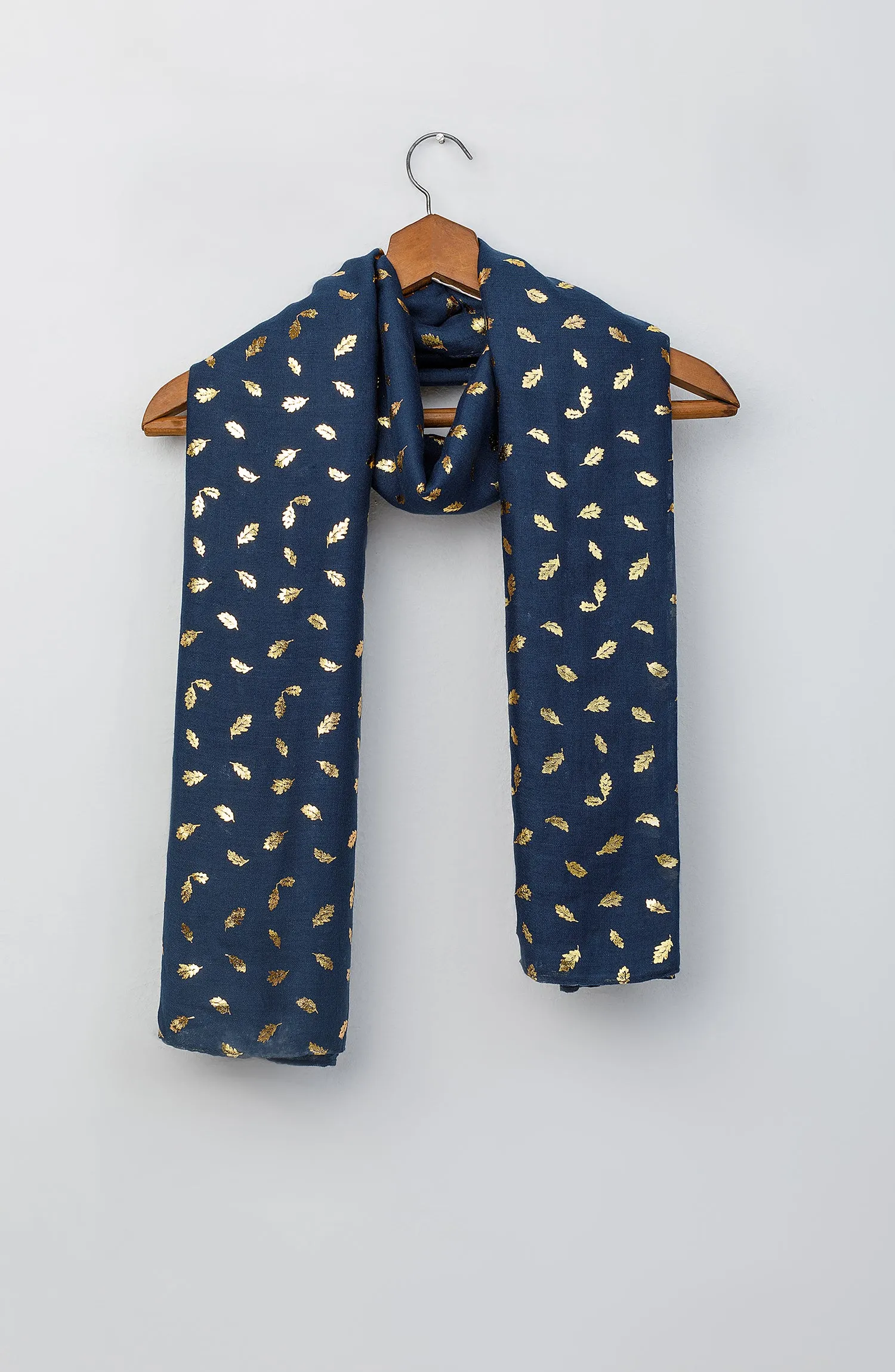 Stitched 1 Piece Dyed Cotton Scarf (WADC23W-1049)