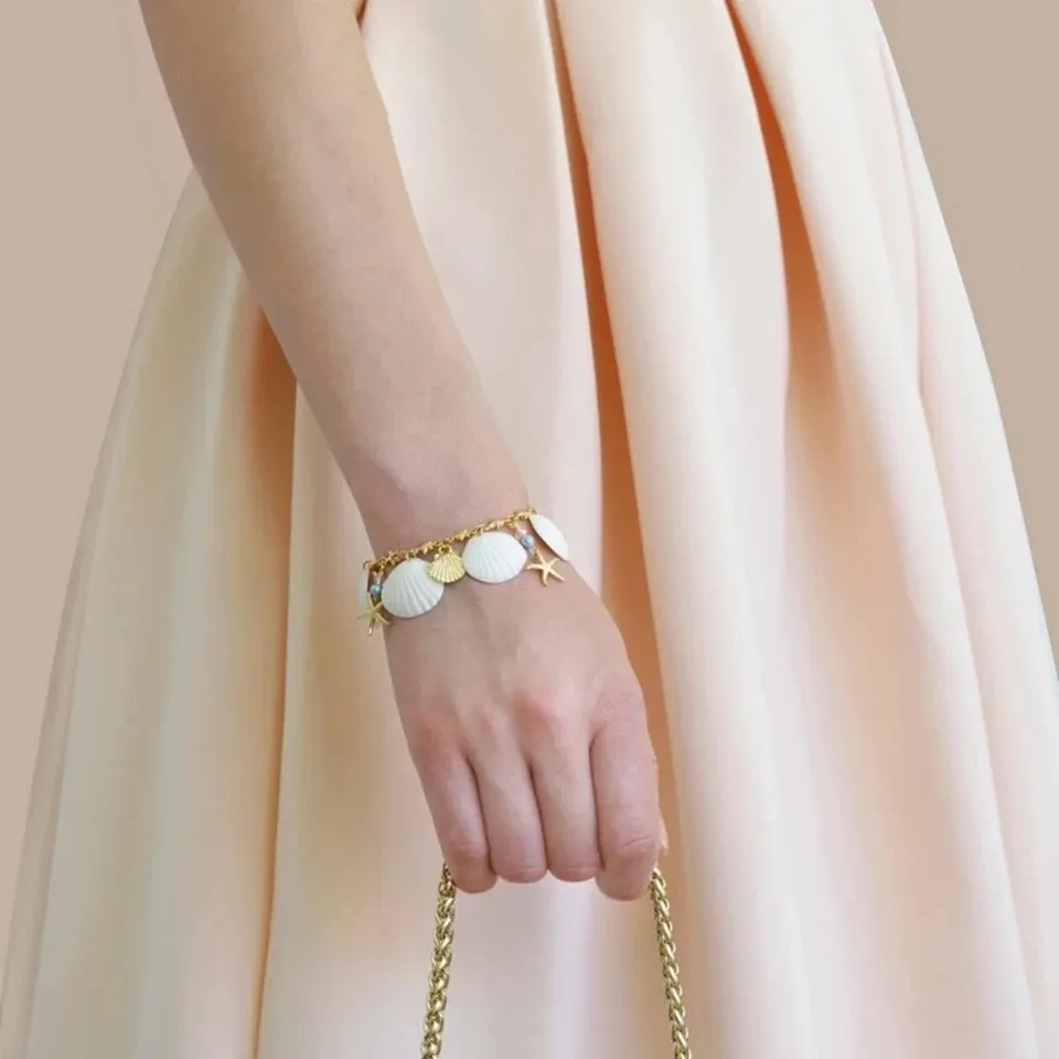 Sundrenched Shell Anklet