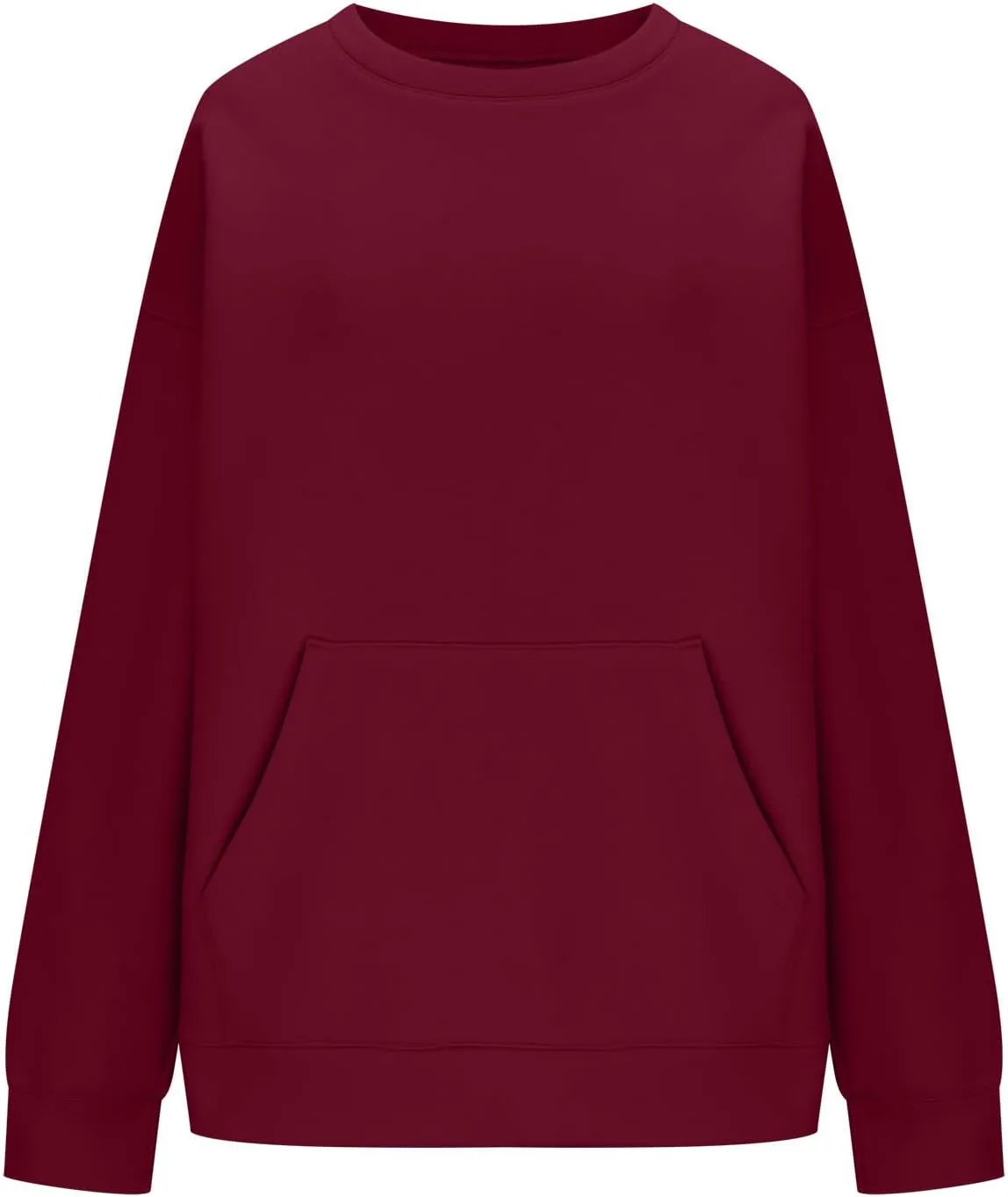 Sweatshirt For Womens Fashion 2023 Oversized Long Sleeve Crewneck Hoodie Sweatshirts Pullover Tops Fall Outfits