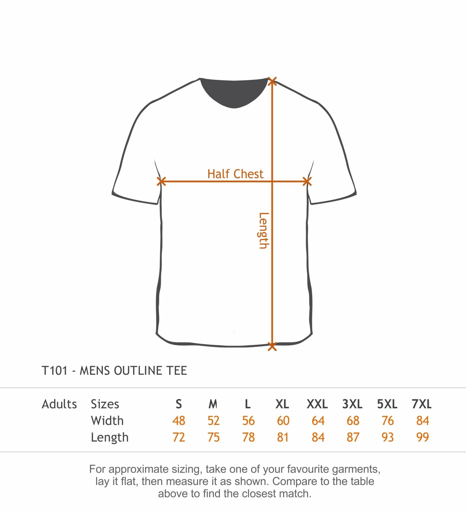 T101 - Cloke - Outline Tee - 185gsm Cotton