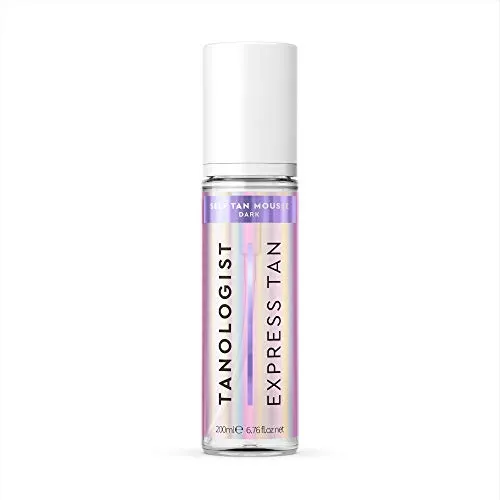 Tanologist Self Tan Mousse - Hydrating Express Tan, 200ml - Cruelty & Toxin Free - Dark