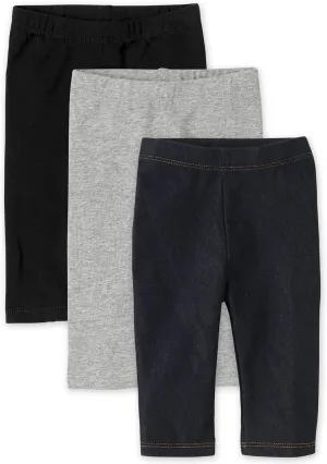 The Children's Place Baby Girls' Capri Leggings