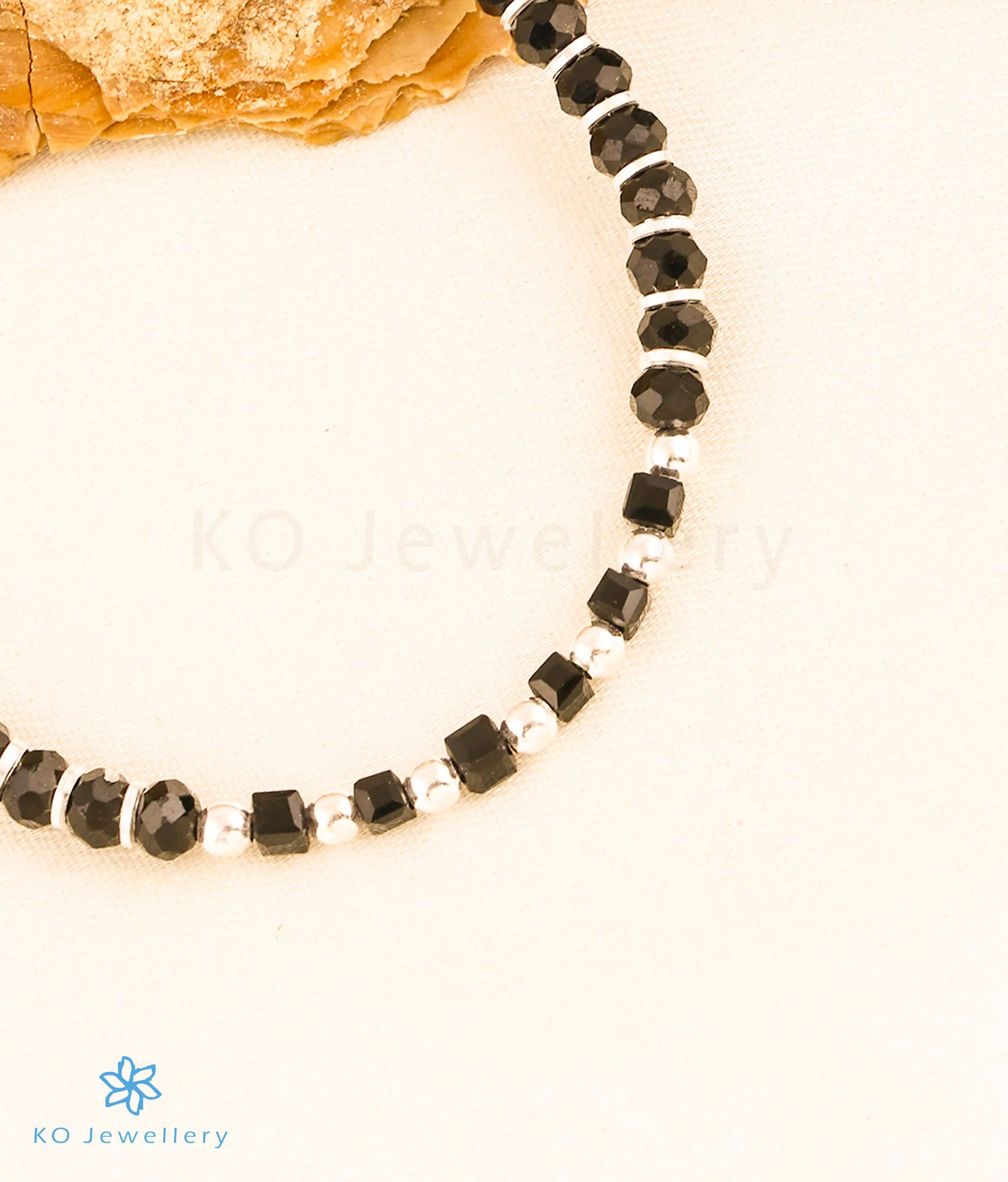 The Rudrani Silver Baby/Kids Nazariya Anklets or Bracelet (Free Size)
