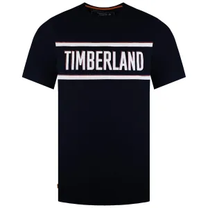 Timberland Branded Mens Navy T-Shirt