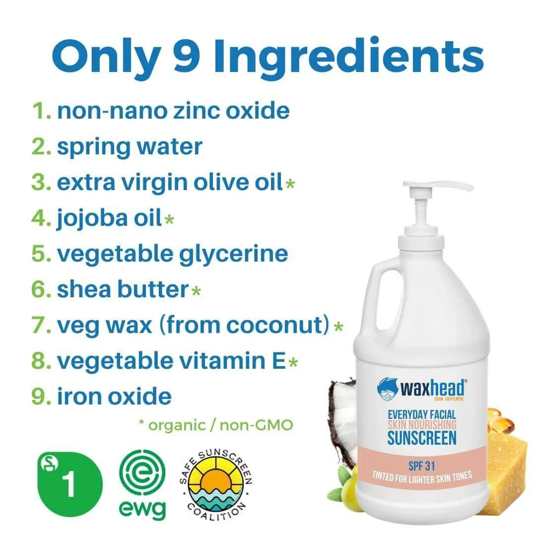 Tinted Gallon Sunscreen with Iron Oxide