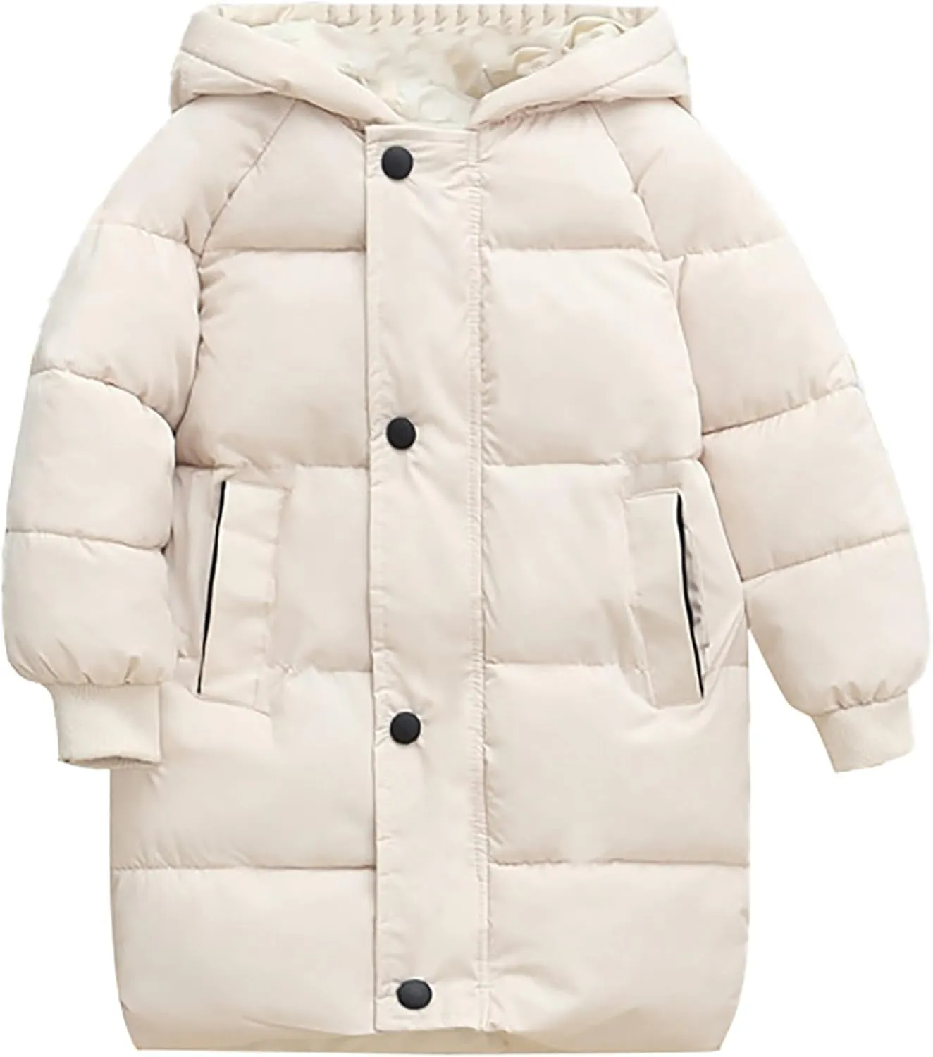 Toddler down Coat 4t Children's Down Padded Jacket Long Cotton Padded Jacket Baby Children's Padded Girls Snow Jacket