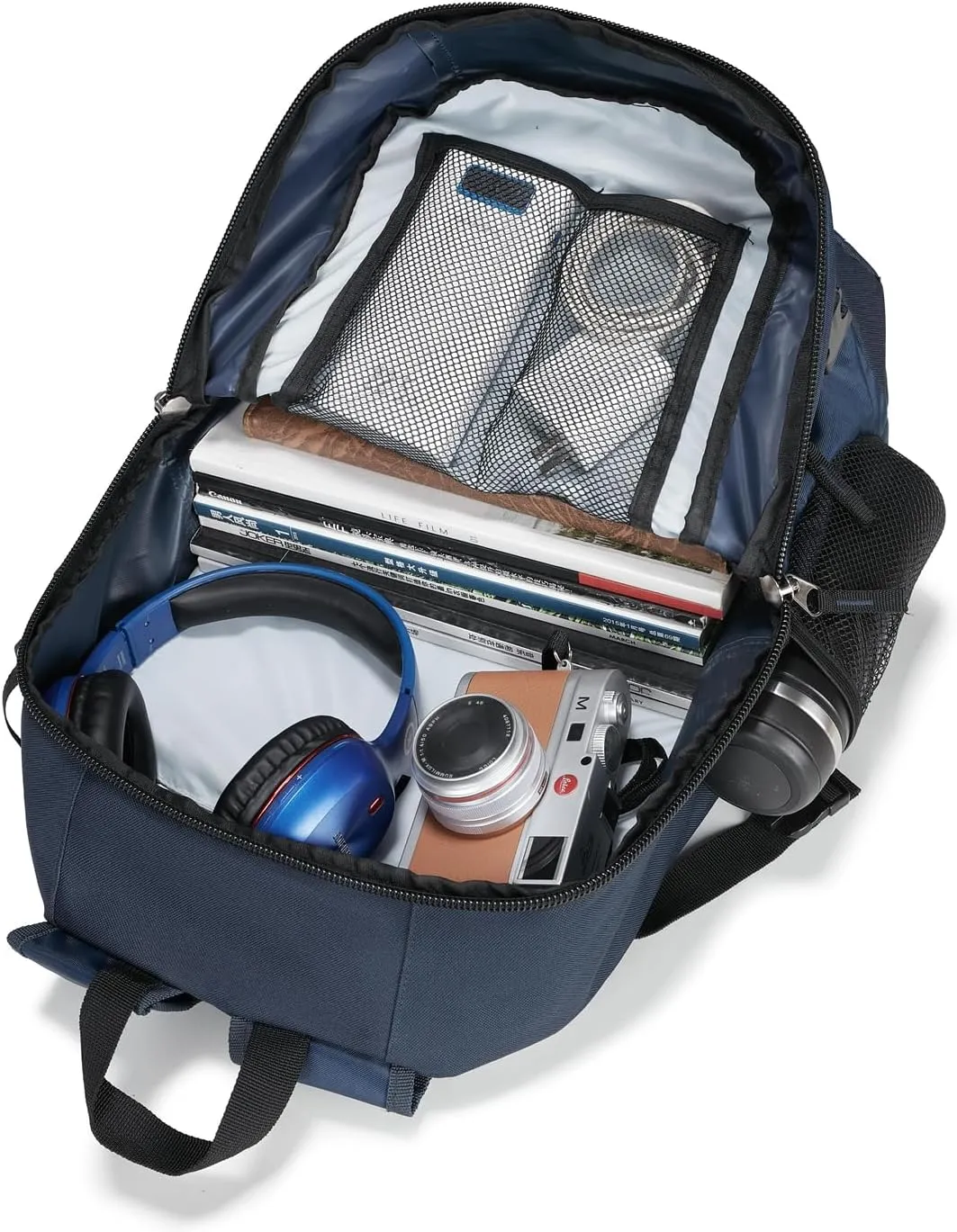 Travel Hiking Backpack Ultra Lightweight Mountaineering Bag for Men Women 40L Clothing Casual Daypack Water-Resistant Wear-Resistant Blue