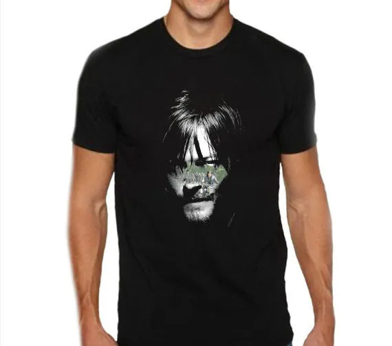 TWD Daryl Dixon & Motorcycle T-Shirt  | Lisa Jaye Art Designs