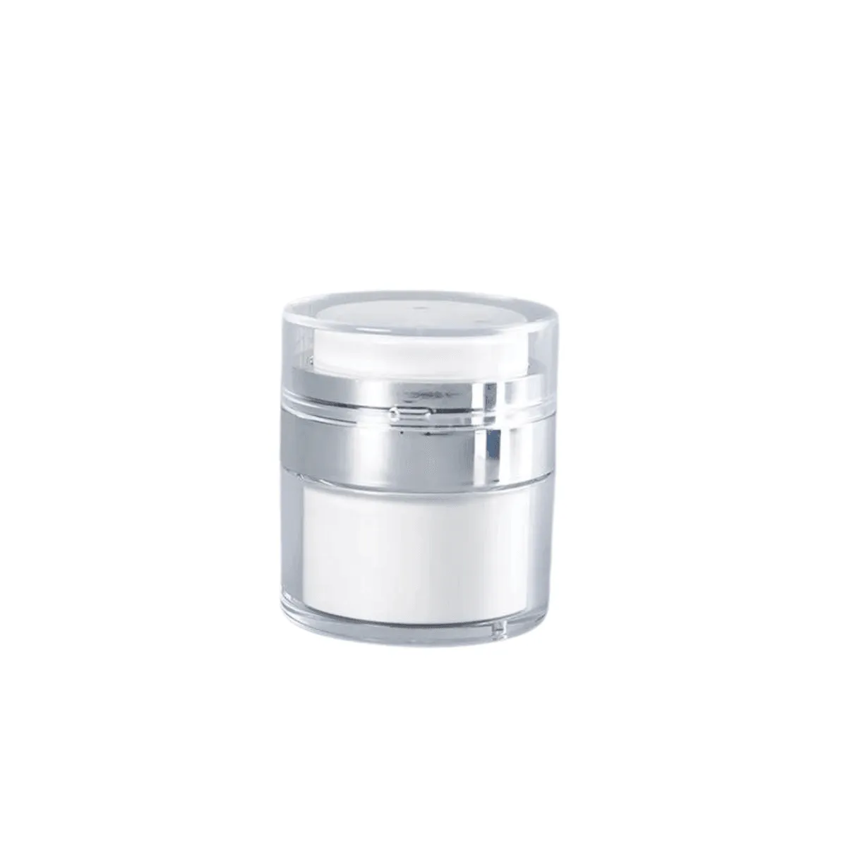 Vacuum Cream Bottles, Airless Pump, 3 Sizes, Durable Acrylic, Mess-Free Dispensing, Ideal for Creams, Lotions, Skin Care, Travel, and Everyday Use