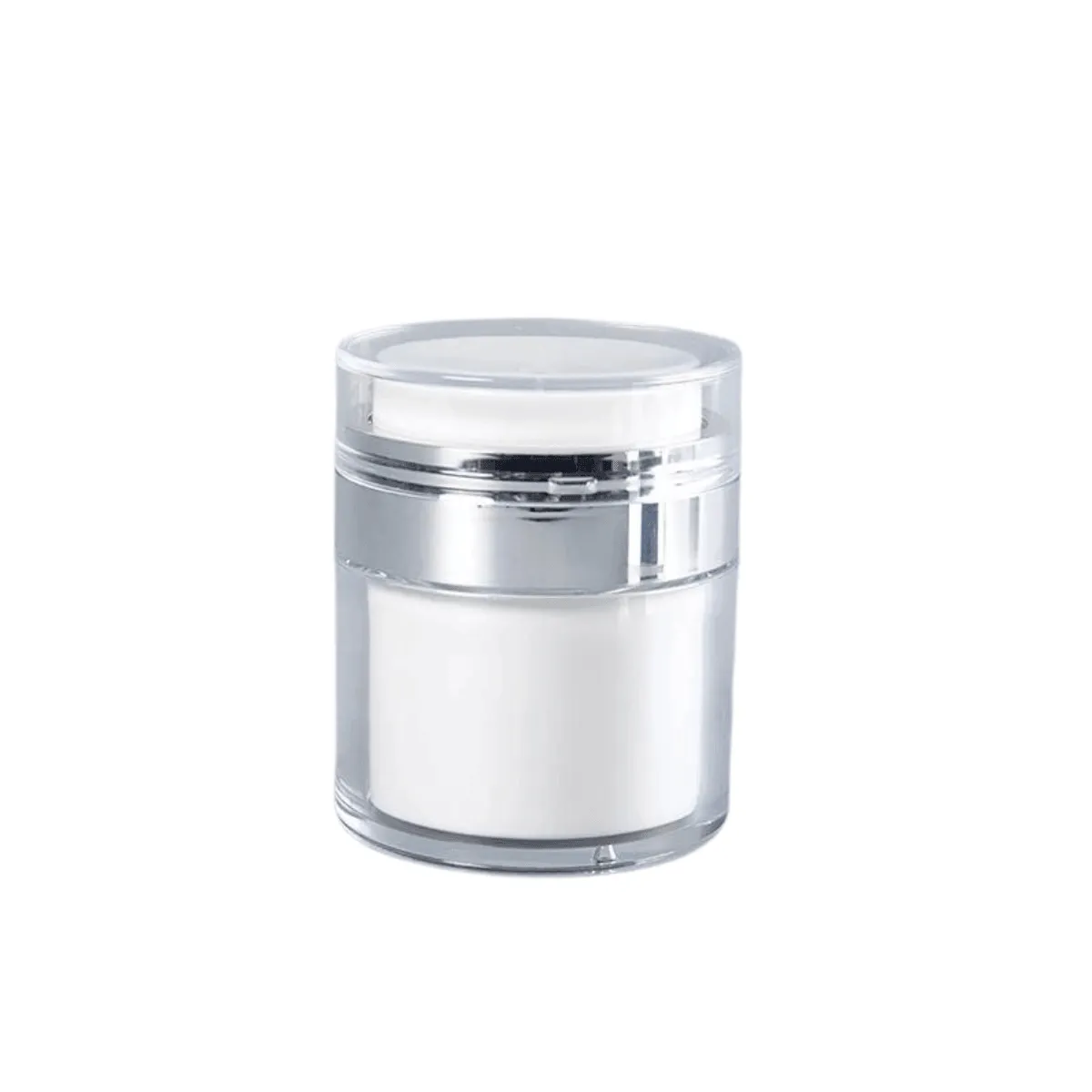 Vacuum Cream Bottles, Airless Pump, 3 Sizes, Durable Acrylic, Mess-Free Dispensing, Ideal for Creams, Lotions, Skin Care, Travel, and Everyday Use