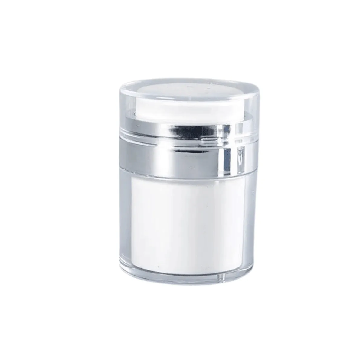 Vacuum Cream Bottles, Airless Pump, 3 Sizes, Durable Acrylic, Mess-Free Dispensing, Ideal for Creams, Lotions, Skin Care, Travel, and Everyday Use