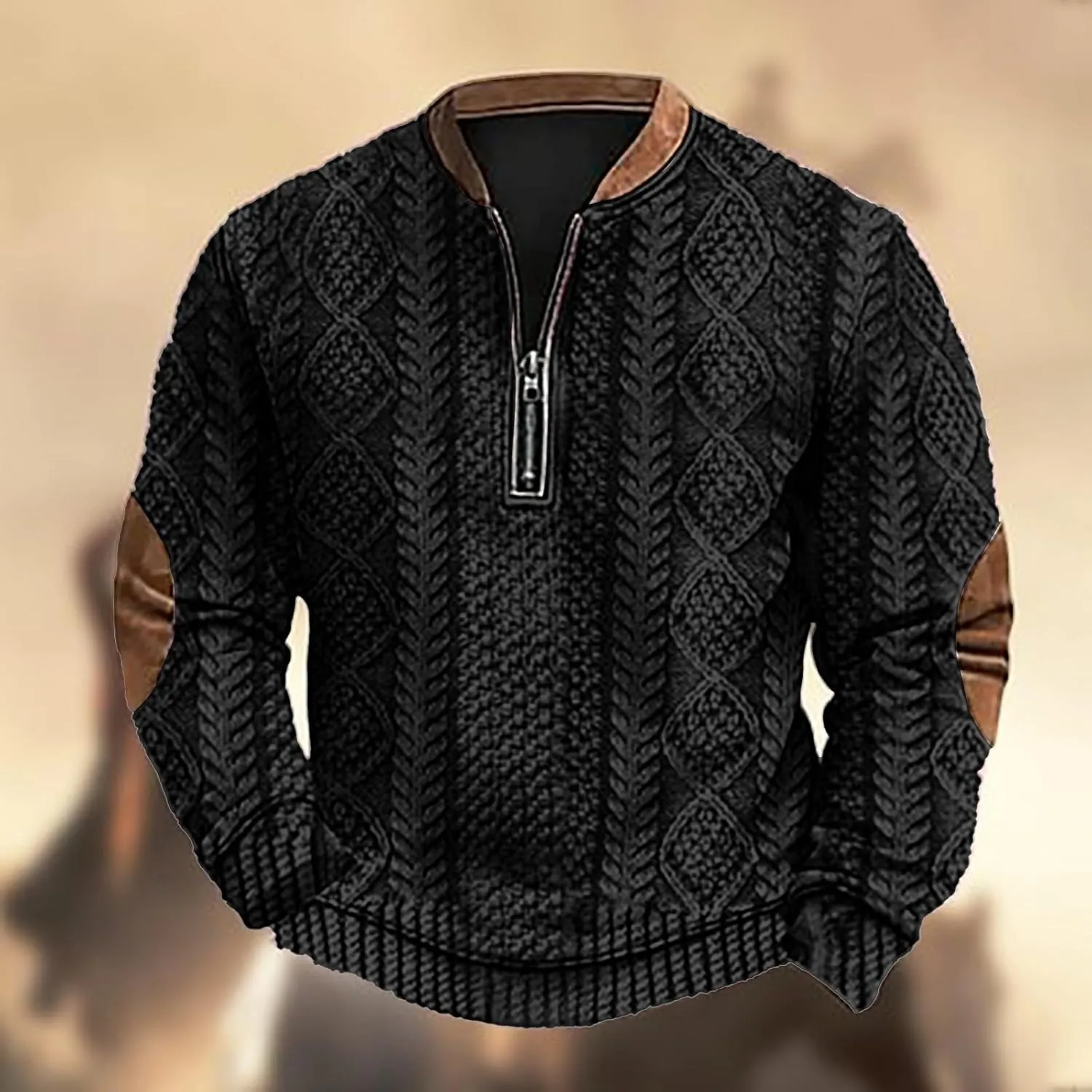 Weighted Hoodie Loose 3D Printed Zipper Long Sleeved Hoodie Mens Jackets Lightweight Mens Oversized Hoodies Men'S