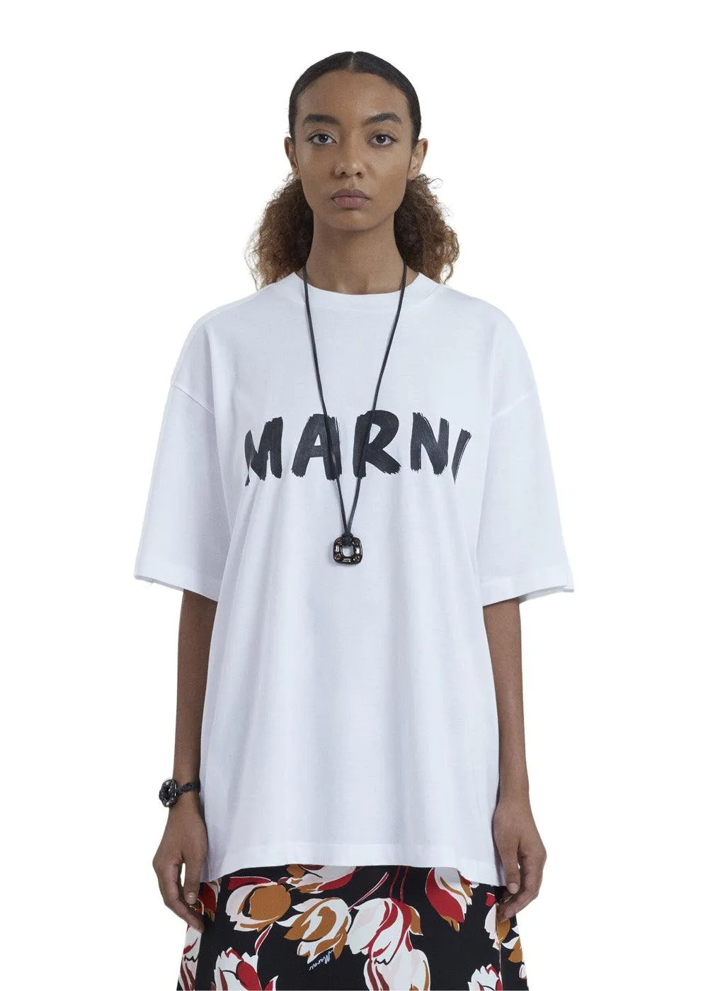 WHITE LOGO T-SHIRT - Lily White