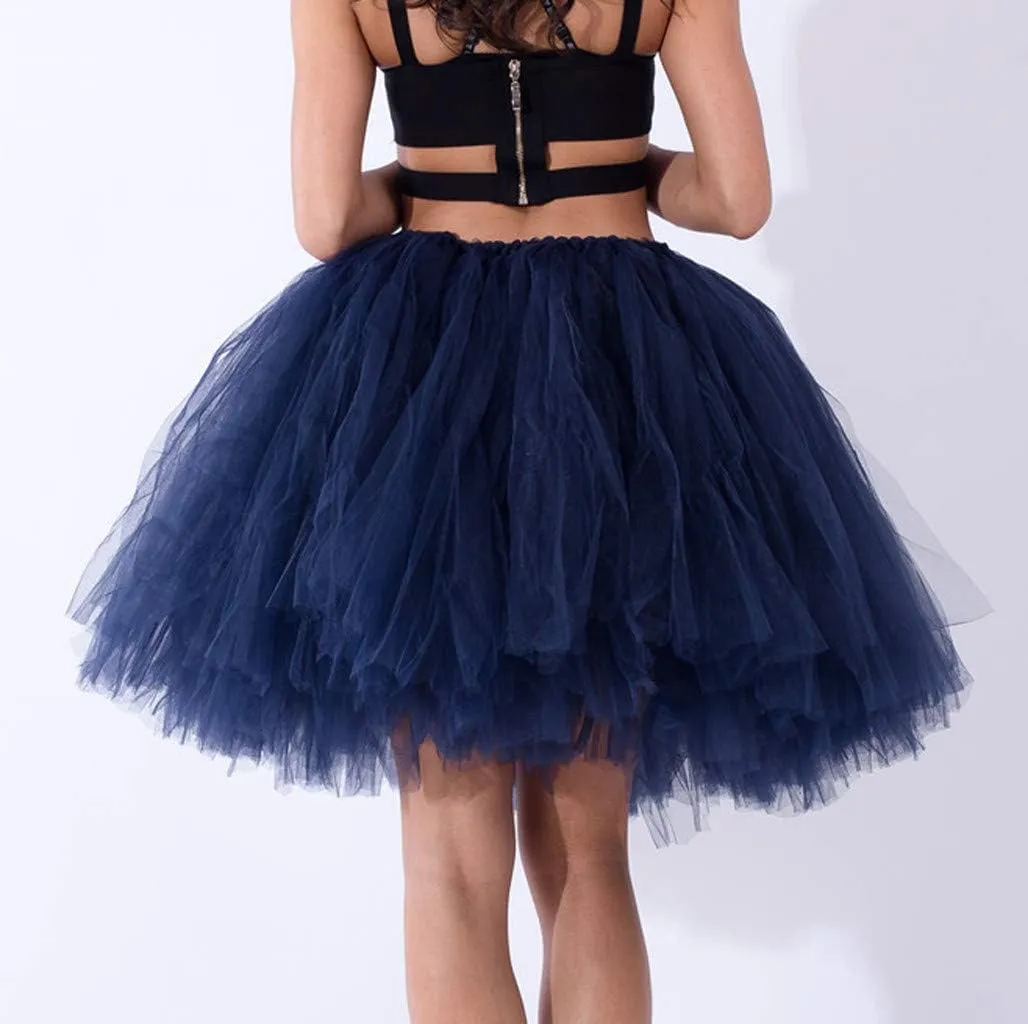 White Tulle Skirts for Women Midi Length Womens Pleated Short Skirt Adult Tutu Purple Tulle Skirt for Women Plus
