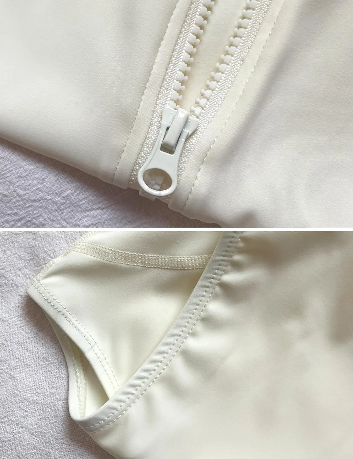 Women Summer Lightweight Cropped Athletic Zip Up Sleeveless Jackets Workout Gym Seamless Vests