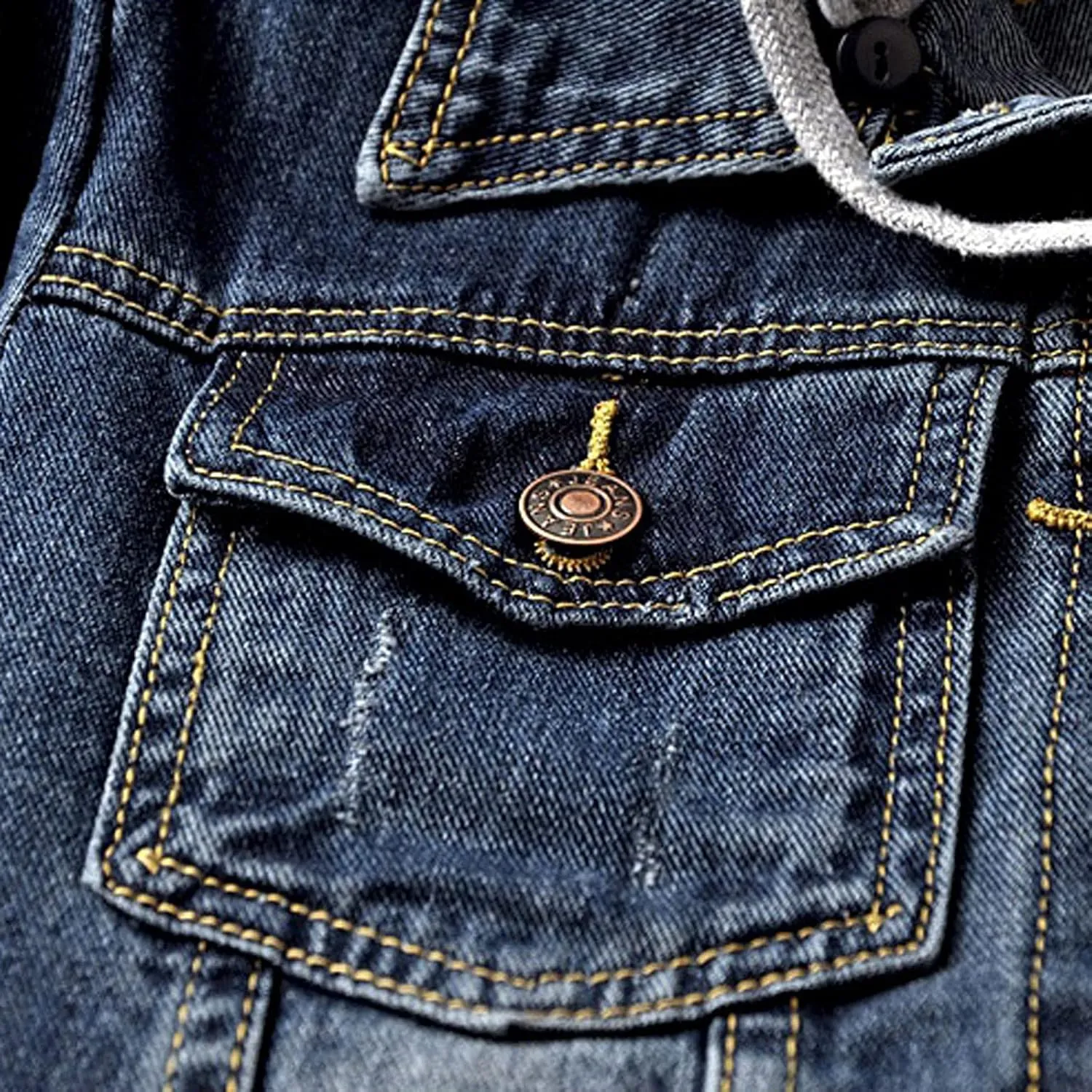 Women's Casual Denim Jackets with Detachable Hood Button Down Fleece Comfort Trendy Jean Hoodies Fall Winter Tops