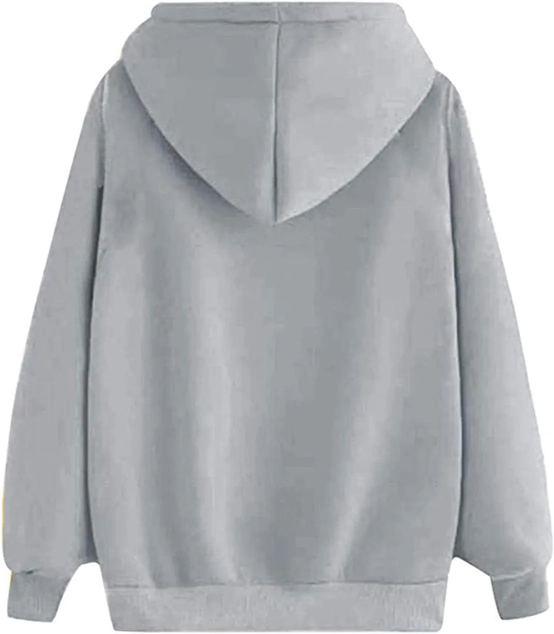 Womens Fashion Graphic Hoodies Long Sleeve Heart Print Drawstring Pocket Loose Fitted Casual Sweatshirt Pullover Tops