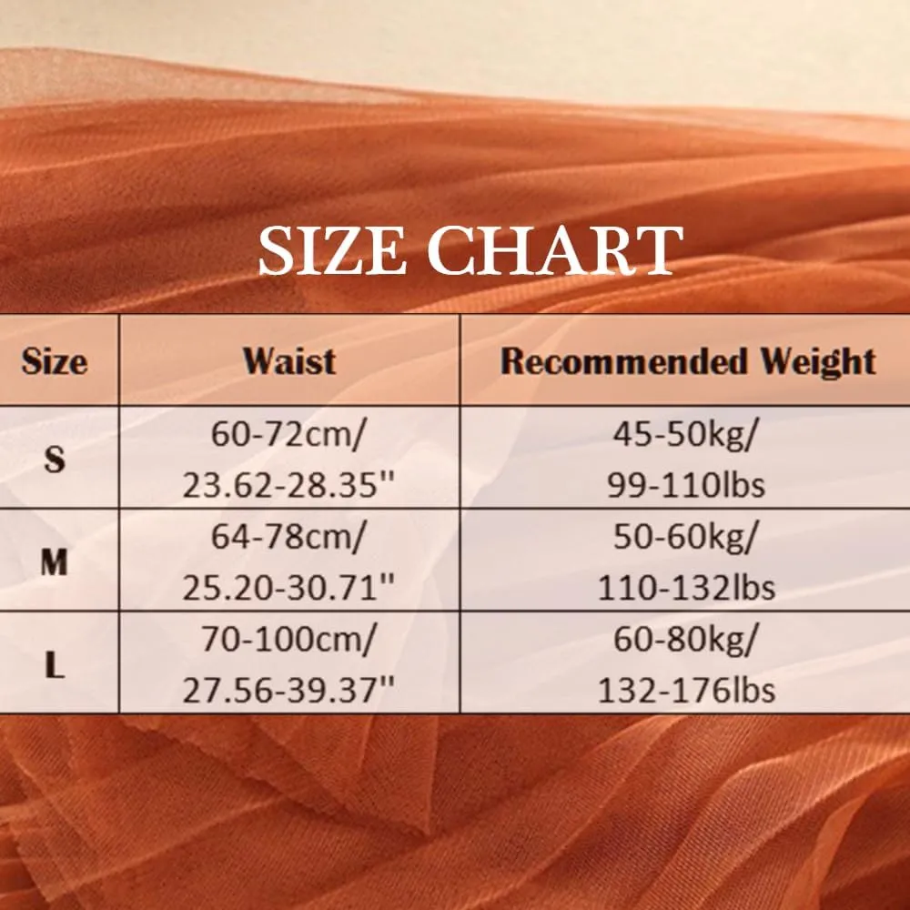 Womens Flowy Layered Tulle Midi Pleated Skirt Elastic Waist Swing Long Skirt Fashion Casual Dresses