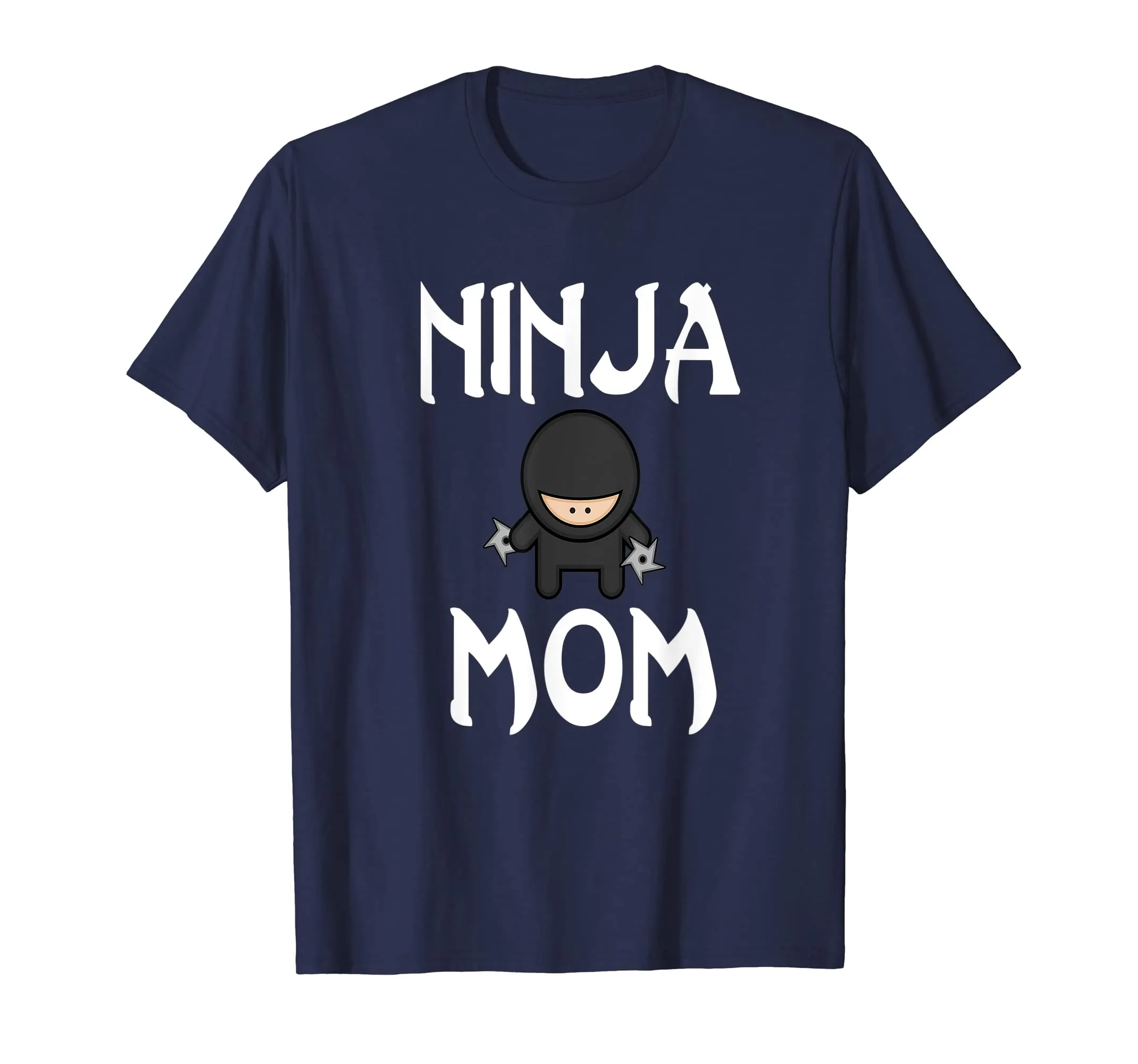 Womens Ninja Mom T-Shirt Funny shuriken tee Mother #ninjamom