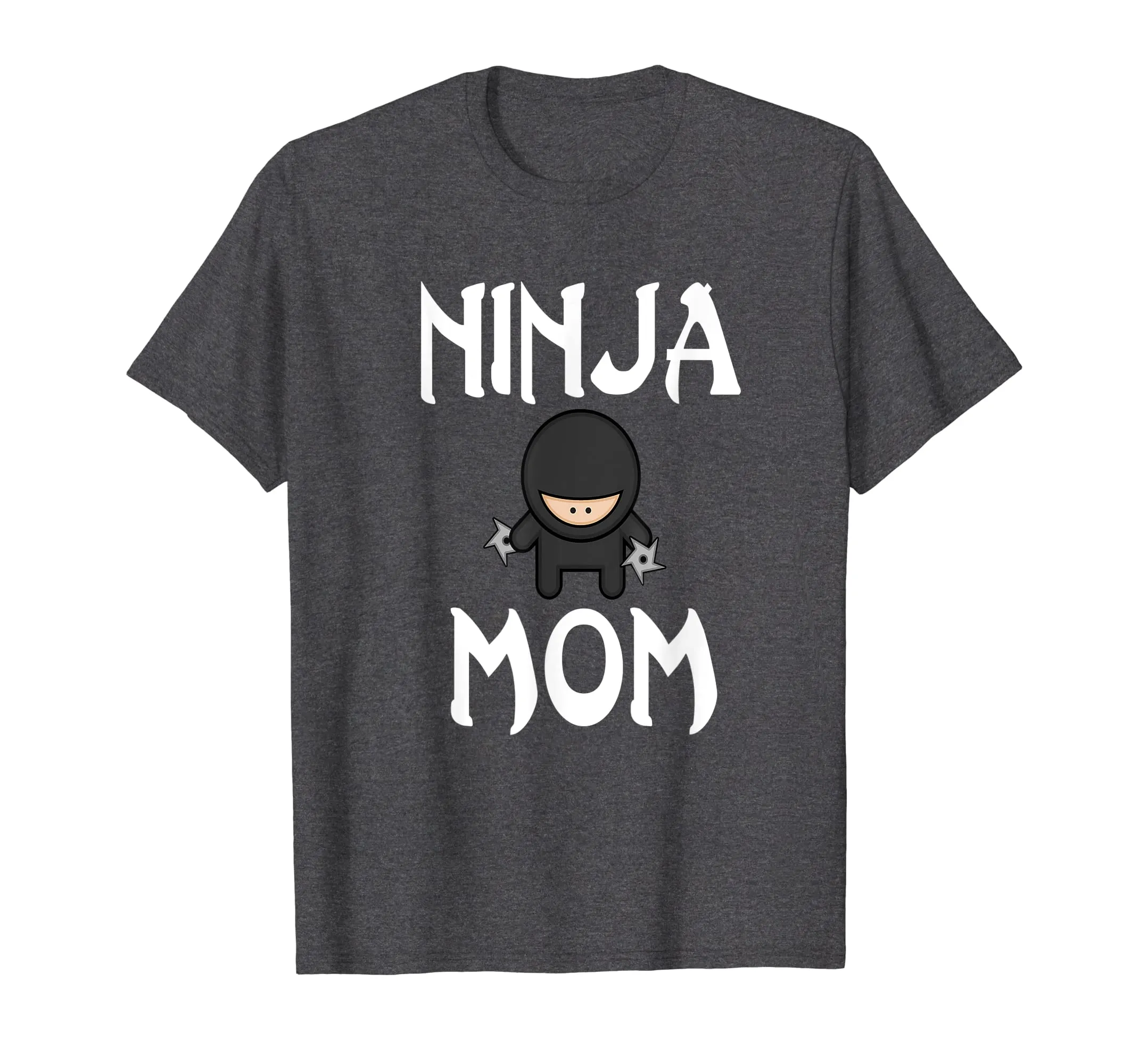 Womens Ninja Mom T-Shirt Funny shuriken tee Mother #ninjamom