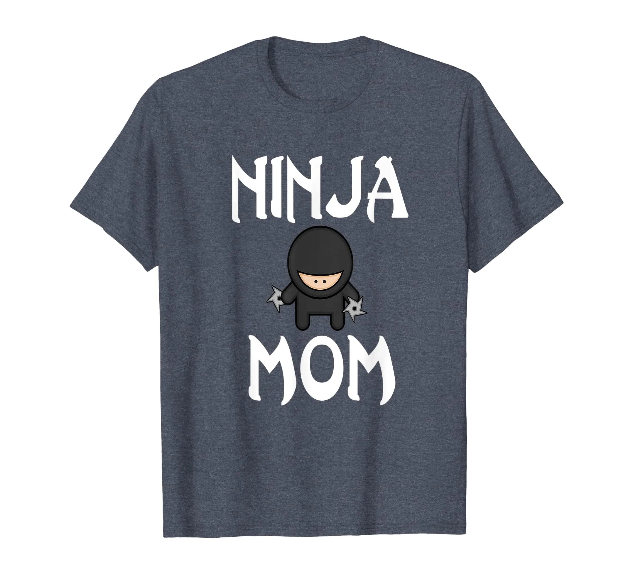 Womens Ninja Mom T-Shirt Funny shuriken tee Mother #ninjamom
