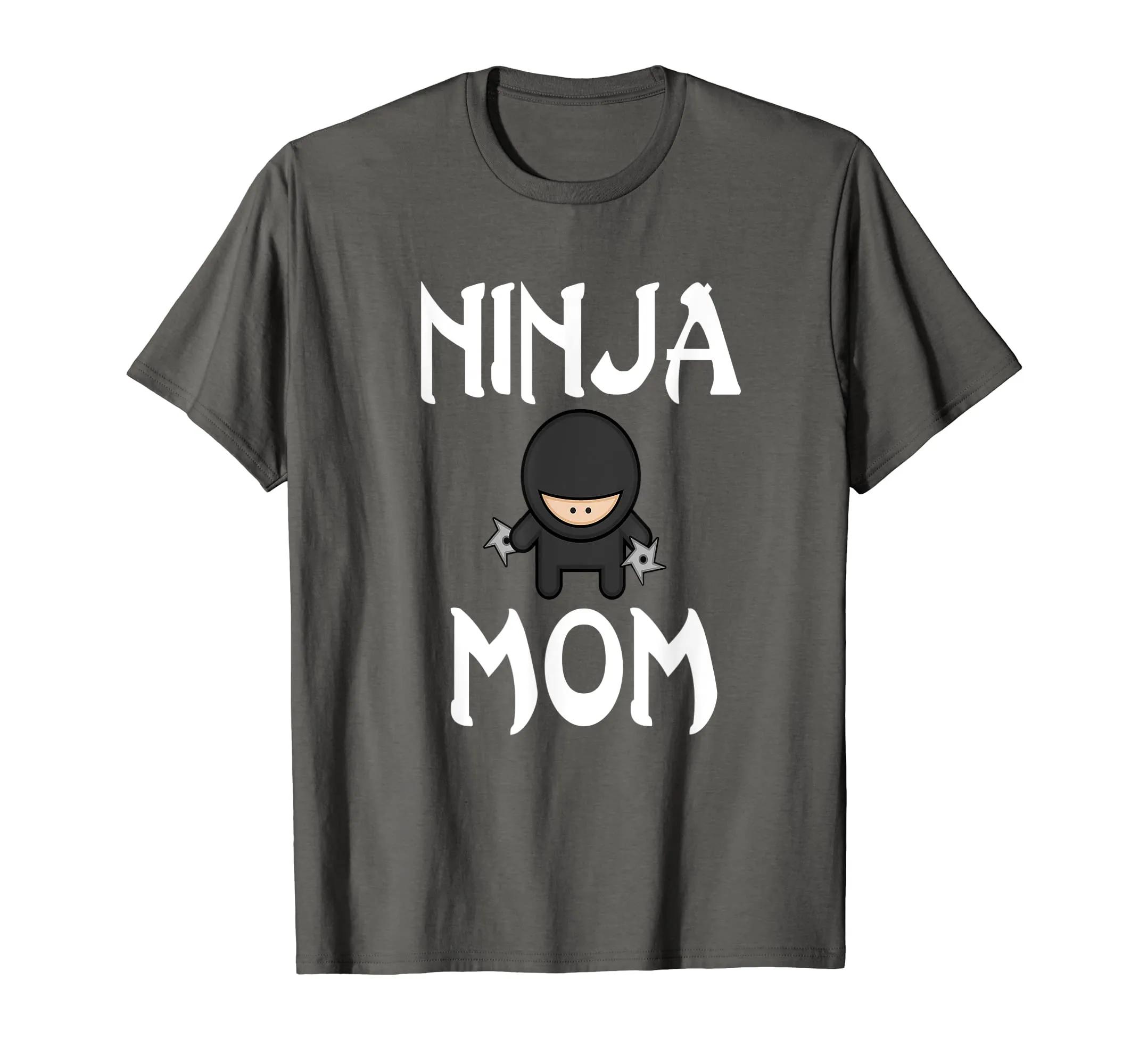 Womens Ninja Mom T-Shirt Funny shuriken tee Mother #ninjamom