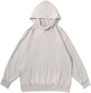 Womens Oversized Hooded Sweatshirts 2024 Casual Crewneck Hoodies Long Sleeve Pullover Preppy Outfits