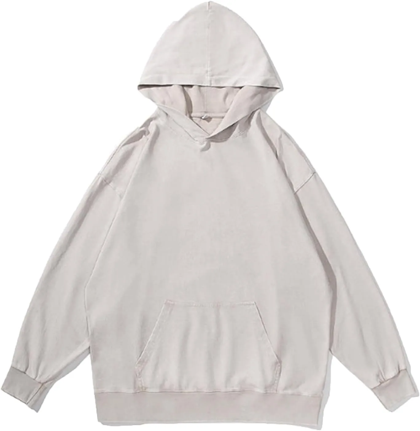 Womens Oversized Hooded Sweatshirts 2024 Casual Crewneck Hoodies Long Sleeve Pullover Preppy Outfits