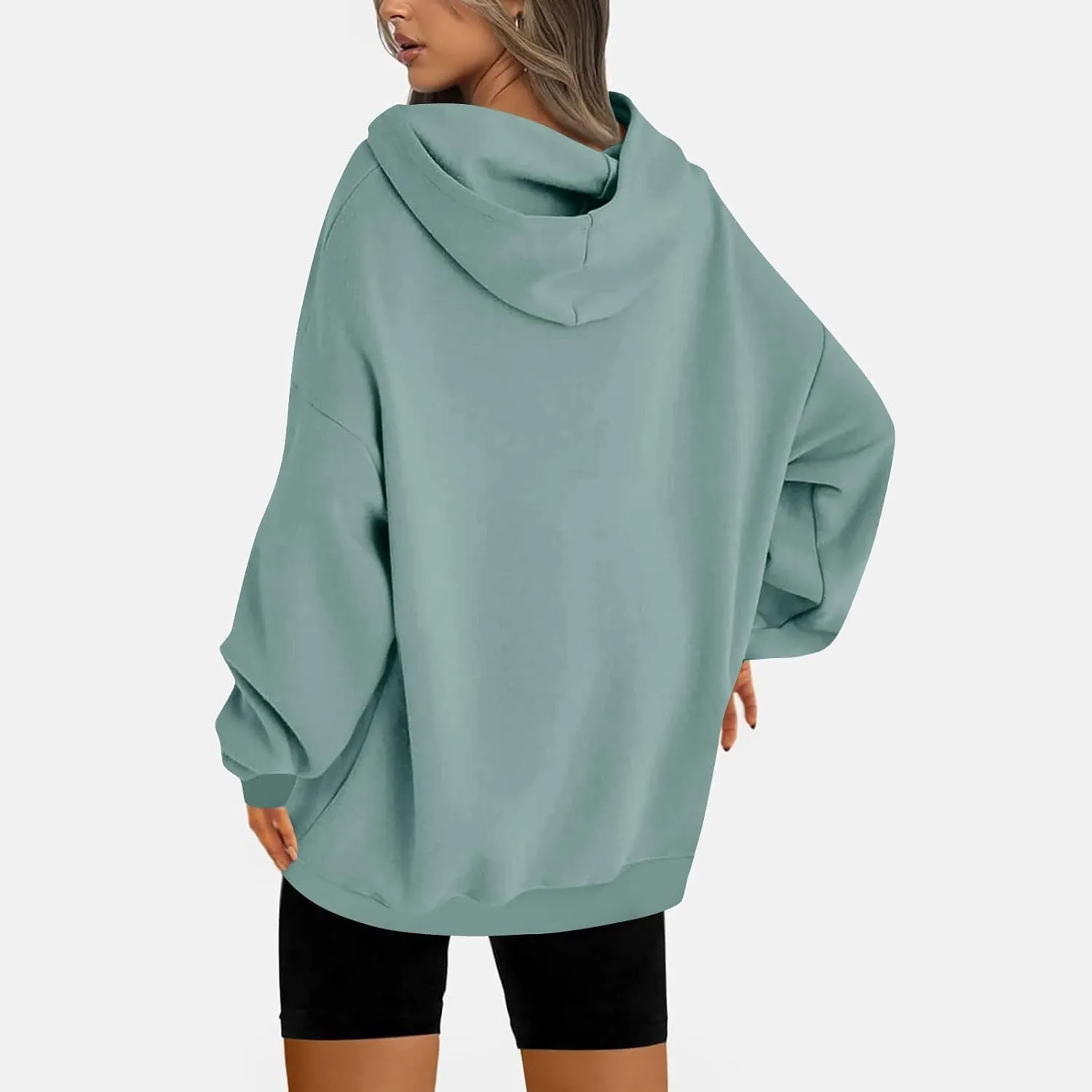 Women's Oversized Hoodies Sweatshirts Fleece Hooded Pullover Cute Sweaters Casual Comfy Fall Baggy Y2K Fashion Tops