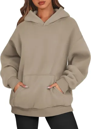 Womens Oversized Hoodies Sweatshirts Hooded Fleece Pullover Tops Casual Comfy Fall Fashion Outfits Clothes 2024