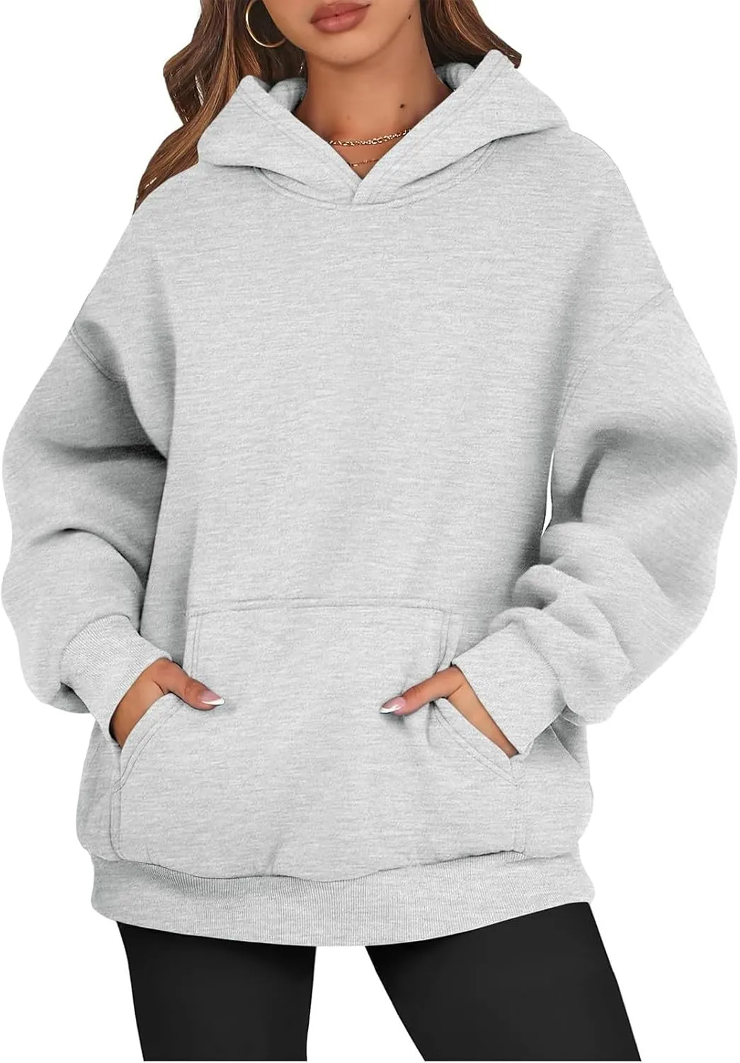Womens Oversized Hoodies Sweatshirts Hooded Fleece Pullover Tops Casual Comfy Fall Fashion Outfits Clothes 2024