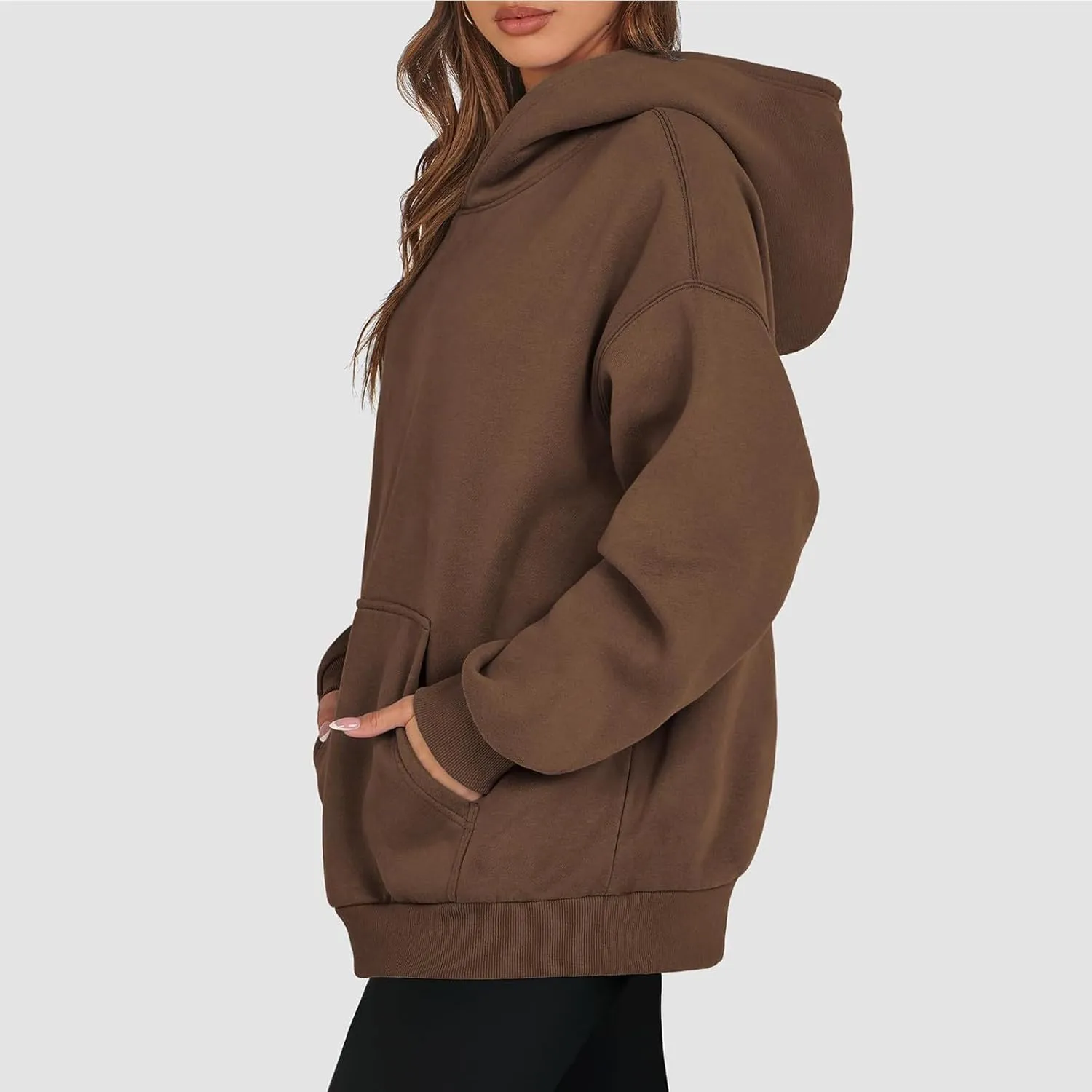 Womens Oversized Hoodies Sweatshirts Hooded Fleece Pullover Tops Casual Comfy Fall Fashion Outfits Clothes 2024