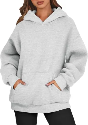 Womens Oversized Hoodies Sweatshirts Hooded Fleece Pullover Tops Casual Comfy Fall Fashion Outfits Clothes 2024