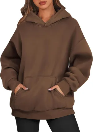 Womens Oversized Hoodies Sweatshirts Hooded Fleece Pullover Tops Casual Comfy Fall Fashion Outfits Clothes 2024