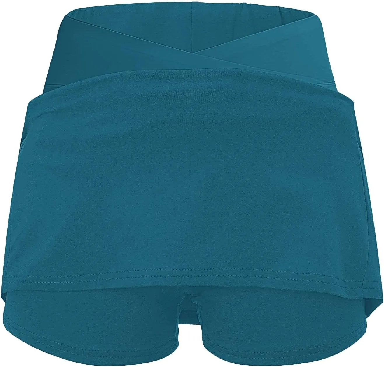 Women's Pleated Skirts Summer Sports Loose Trendy Drawstring Solid Color Yoga Fitness Tennis Skirt Plus Size, S-5XL