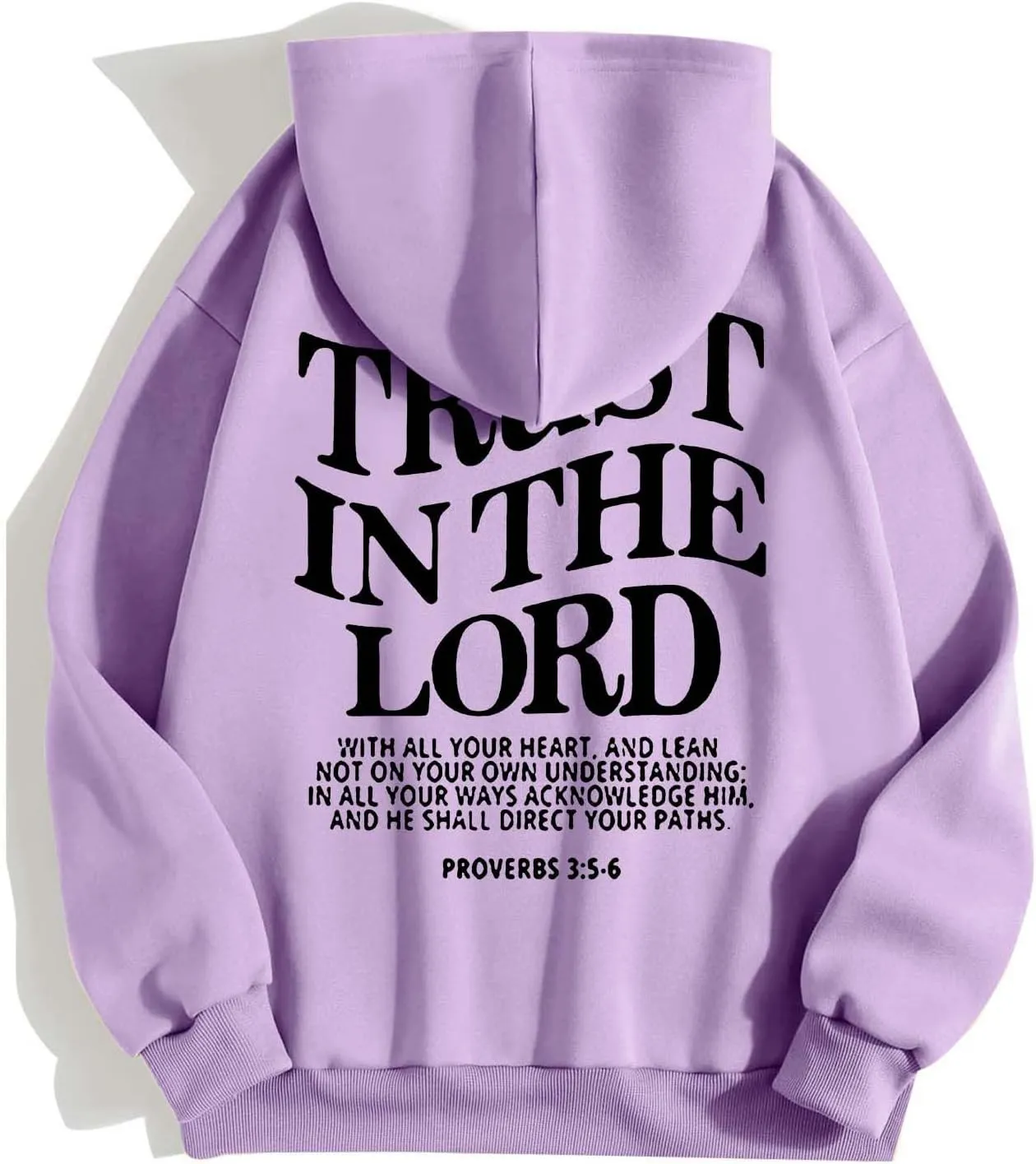 Women's Trust In The Lord Full Zip Up Christian Hoodies Comfort Fleece Lined Aesthetic with Hood Jackets 2024 Jesus