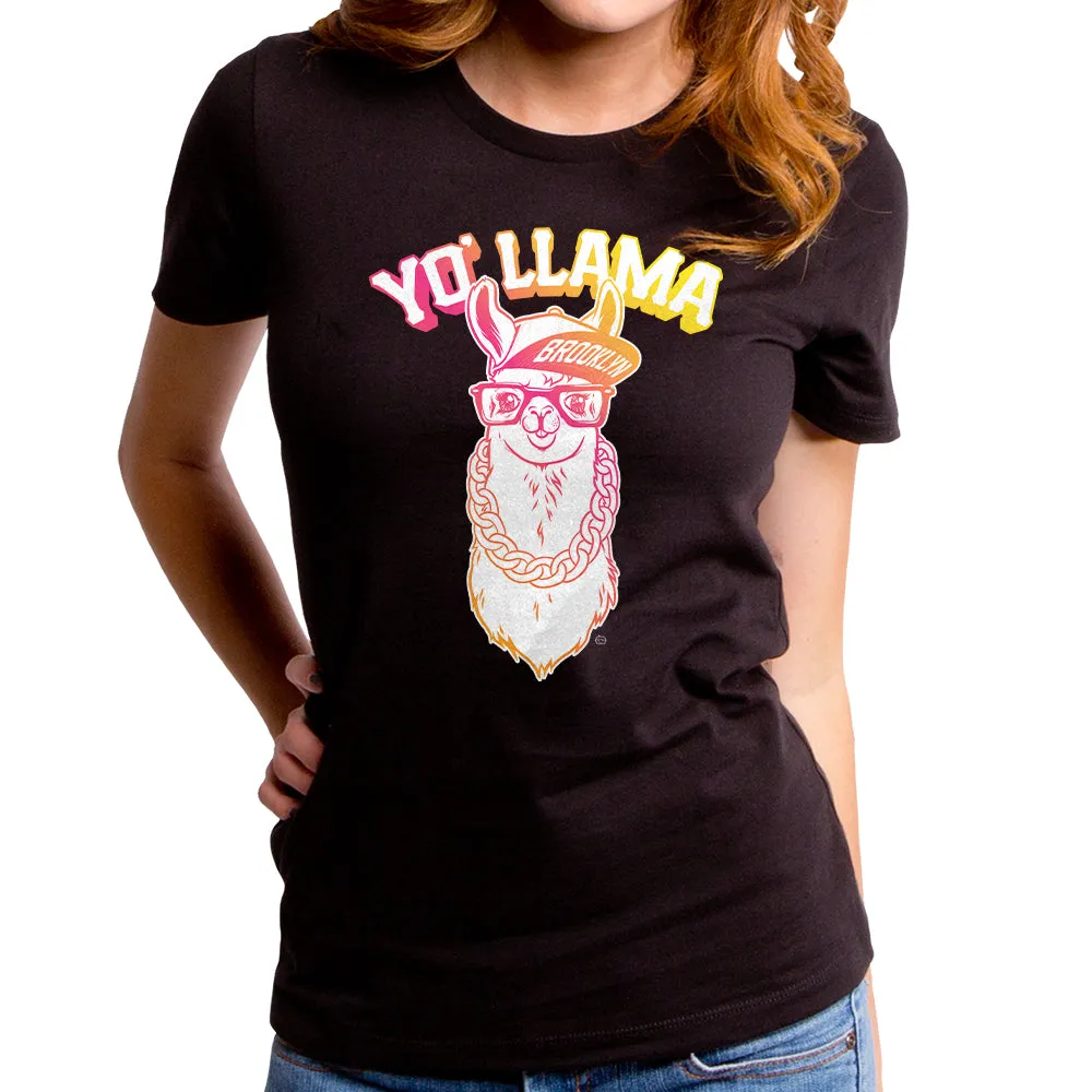 Yo Llama Gradient Women's T-Shirt