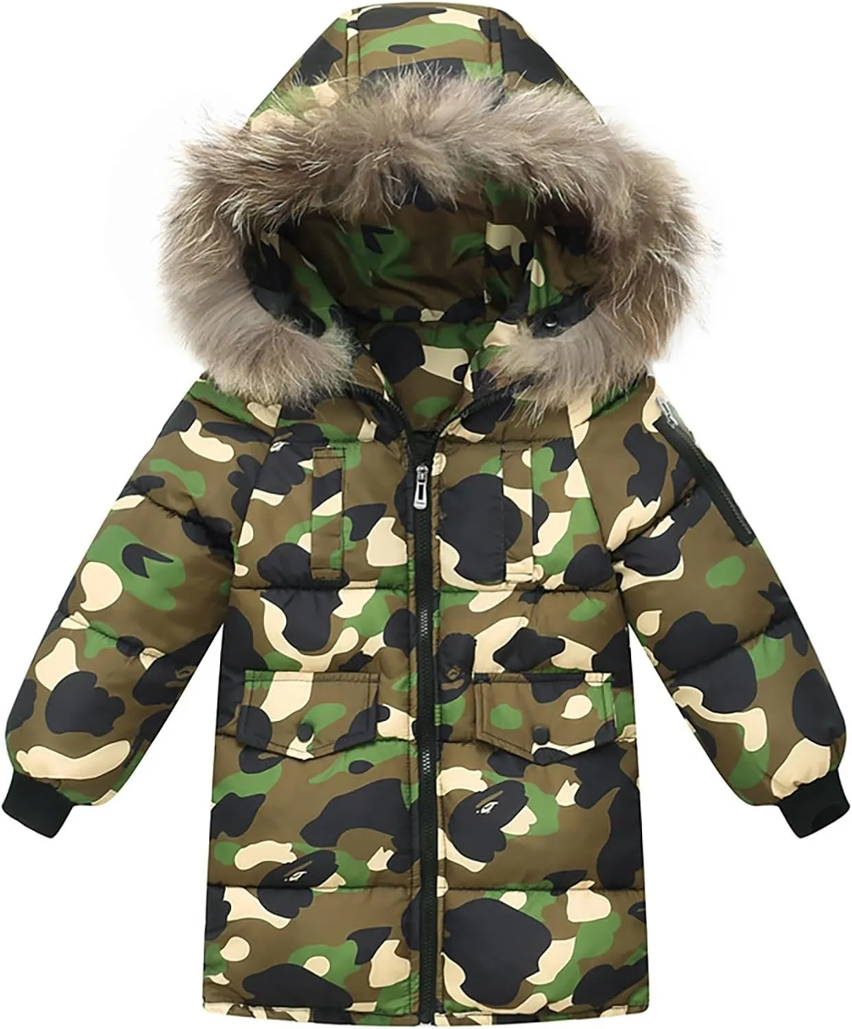 Youth Winter Coat Children's Down Cotton Padded Jacket Autumn And Winter Cotton Padded Jacket For Long Jackets Girls