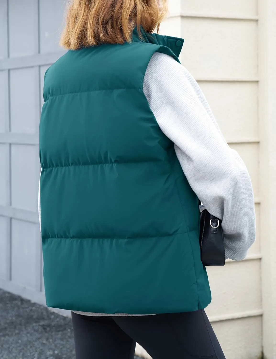 YUCOLEN Down Puffer Vest for Women Lightweight Warm Sleeveless Puffer Jacket 2024 Women Winter Trendy Puffy Vests